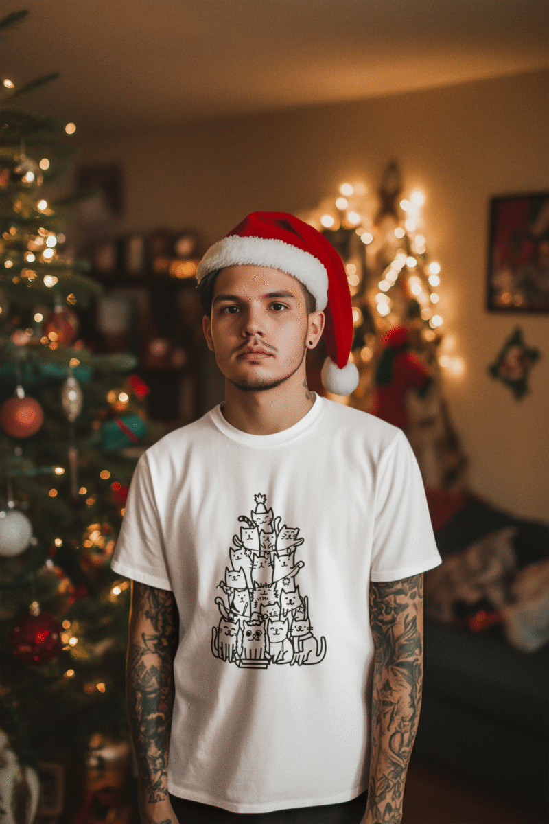 Polera Arbol miauvideño - Polo