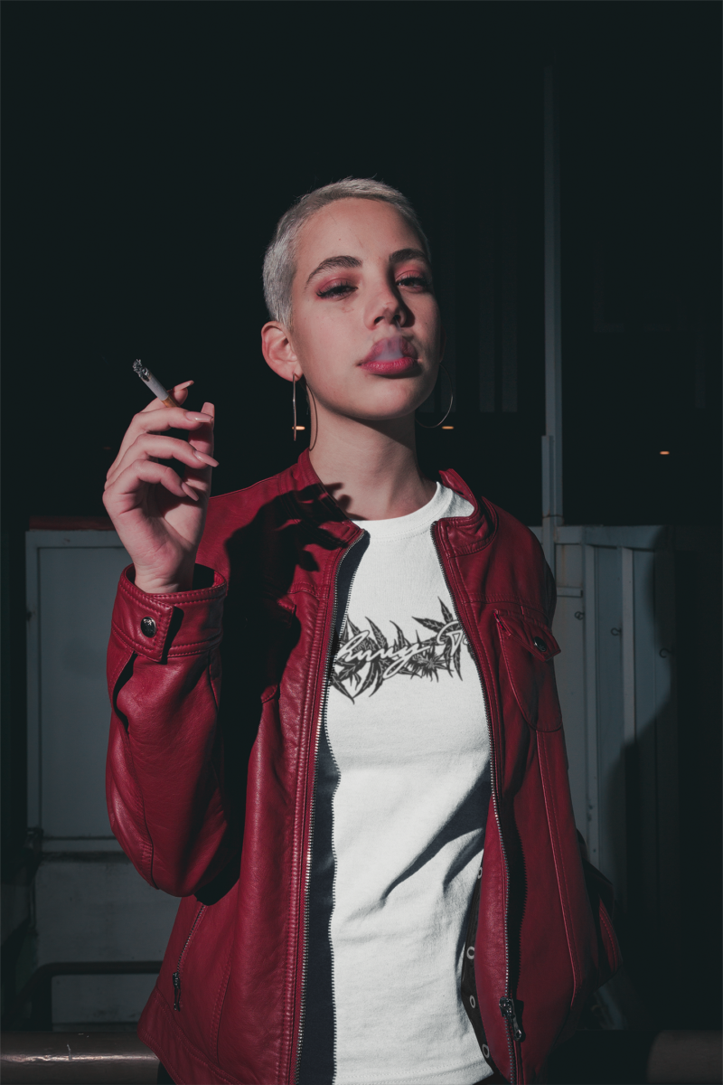 Polera Johnny Fumo hojas - Polo