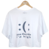 Polera You decide i'm high - Crop